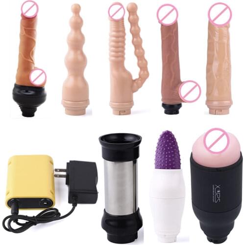 Electric vibration heating Sex Machine Attachment Dildo Sex Love Machine For Women Sex Products Dedicated interface