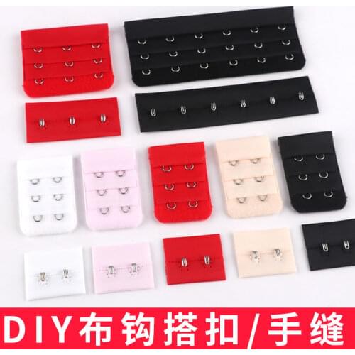 Underwear 2 3 6 row button mother button cloth hook sewing hook DIY accessories sewing bra buckle