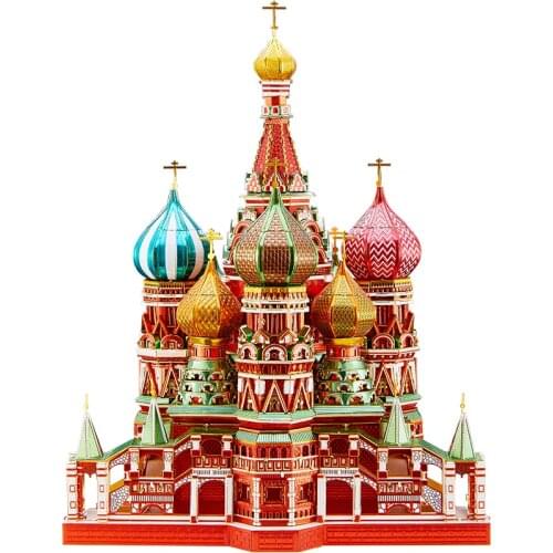 Piececool 3D Metal Puzzle SAINT BASIL’S CATHEDRAL building Model kits DIY Laser Cut Assemble Jigsaw Toy GIFT For Children