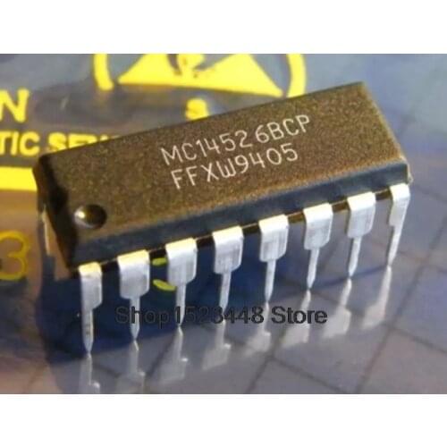 New 10pcs/lot MC14526BCP MC14526 DIP16 counter shift register