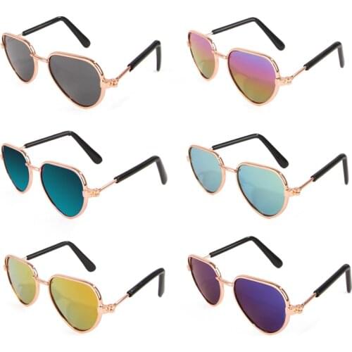 1PC Lovely Pet Cat Glasses Dog Glasses Pet Products Kitty Toy Dog Sunglasses Photos Pet Accessoires Round Colorful Cat Costumes