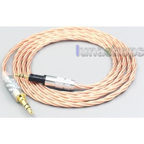 LN007158 Silver Plated OCC Shielding Coaxial Earphone Cable For Sennheiser Momentum 1.0 2.0 On-Ear Headphone Headset
