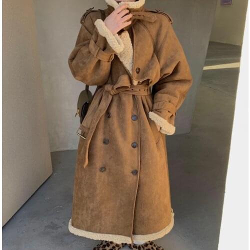 Женские замшевые куртки QEWSDRFG China At AliExpress