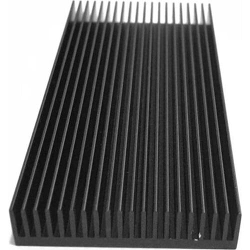 1pcs Aluminum heatsink LED heatsink 48x11-100mm heat sink Aluminum profiles Aluminum color Chassis radiator