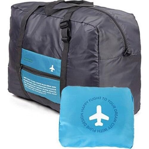 Fashion Waterproof Travel Bag Large Capacity Journey Duffle Women Nylon Folding Bag Unisex Men Luggage Travel Handbags Wholesale