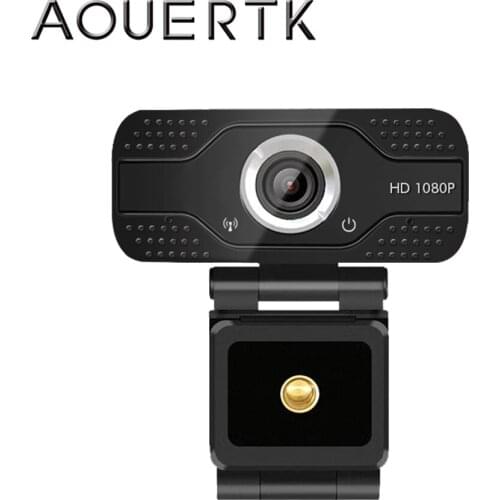 AOUERTK 2MP Web Camera 1080P Mini USB Camera with Microphone HD Video for TV Computer Laptop PC Camera Audio Webcam