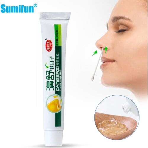 1/2/3Pcs Rhinitis Sinusitis Gel Nasal Ointment Refresh Nose Cold Relieve Itching Sneezing Herbal Antipruritic Ointment 20g/pcs
