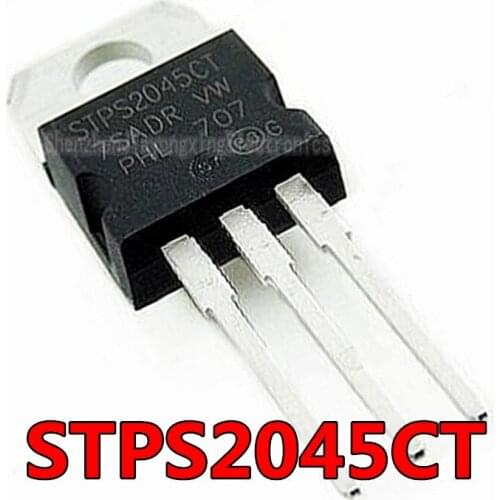 10pcs STPS2045CT TO-220 STPS2045C TO220 45V 20A STPS2045 new original