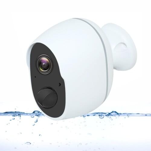 1080P HD low power ip camera 18650 battery smart wifi camera support mobile control & motion detection wide angle