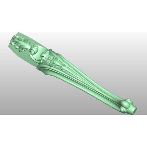 3D model STL format file for cnc router engraving furniture sofa cabinet chair leg pattern Artcam 621