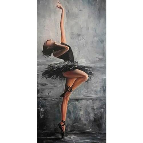5D Diamond Painting Full Square/Round Beautiful Ballerina Portrait Diamond Embroidery Wall Mosaic Diamond Art Living Room Decor