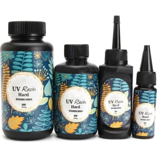 80% Hot Sale 10/15/25/60/100/200g Ultraviolet Resin Gel Curing Quick-drying Transparent Sunlight Activated Hard