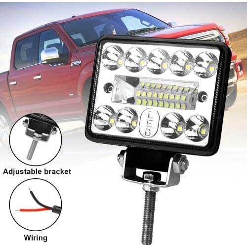 3 inch 12V 54W 3030 LED 18SMD Car Accessories Work Light Led Bar Spot Light for Truck Tractor Boat Offroad Car SUV Waterproof