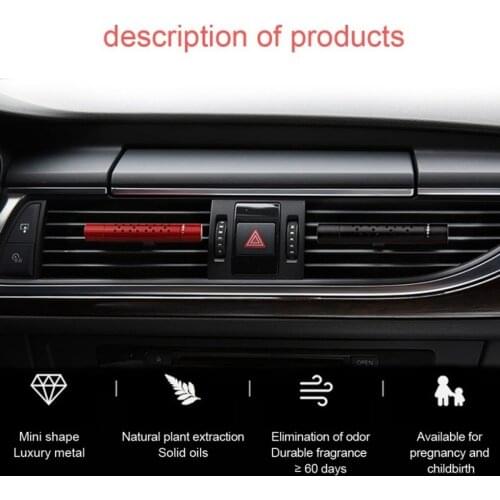 Car Air Vent Clip Flavor Auto Perfume Portable Air Freshener Diffuser Fragrance Oxygen Bar