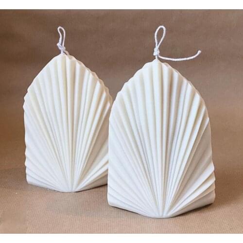 Large Art Coral Shell Candle Silicone Mold Aromatherapy 3d Handmade Craft Candle Soy Wax Mold Home Decor Resin Mould