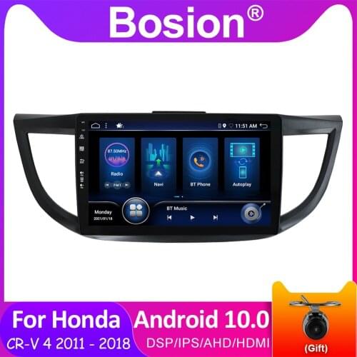 Bosion DSP IPS GPS For Honda CRV CR-V 4 RM RE 2011-2018 Car Radio Multimedia Video Player Navigation GPS Android 10 2din 2 Din
