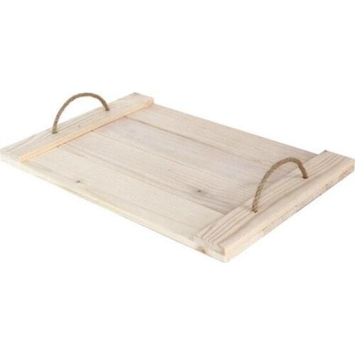 Cici Wood Natural Flat Tray paintable decorative objects декоративные предметы под роспись