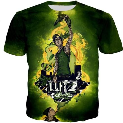 Wiz Khalifa Men/women New Fashion Cool 3D Printed T-shirts Casual Style Tshirt Streetwear Tops Dropshipping