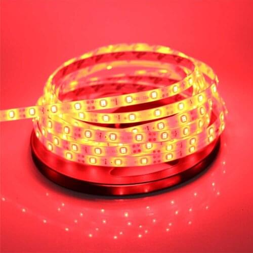 1M 5M SMD2835 led strip light DC12V 60/300LEDs flexible ribbon tape lighting White Warm white Red Green Blue Yellow Pink RGB