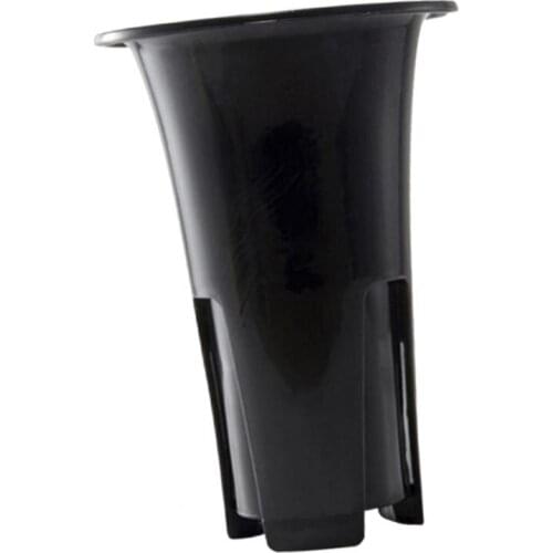 Breathable Plastic Plant Pot, Black, Garden Flower Pots Planters for Orchid Succulent Herbs