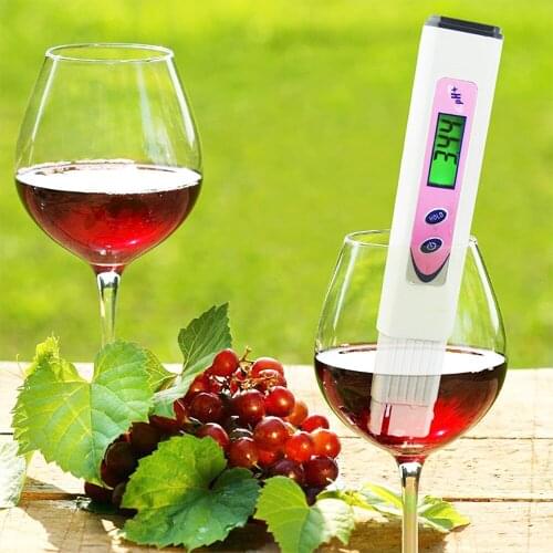 PH Tester Portable PH Meter PH Test Pen Temperature Automatic Compensation Industrial High-Precision Aquarium PH Tester