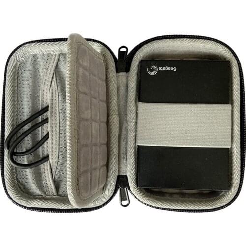 Portable Protective Case Hard EVA Shell Storage Box Cover for Seagate Mobile Hard Drive Disk Bag