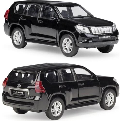 Sale 1:36 Toyota Prado off-road alloy car model,simulation die-casting door pull back childrens toy car model,free shipping