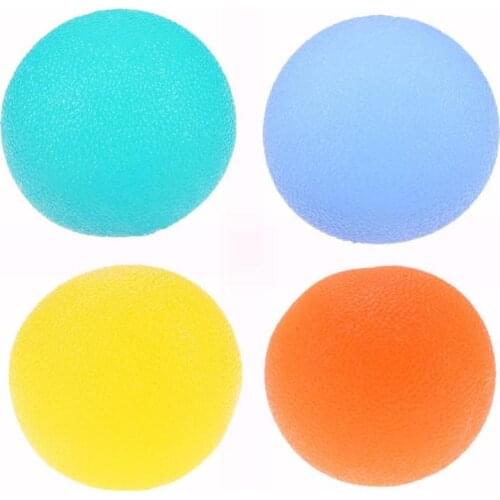 Silicone Massage Therapy Grip Ball For Hand Finger Strength Exercise Stress Relief Decompression Ball Fitness Equipment