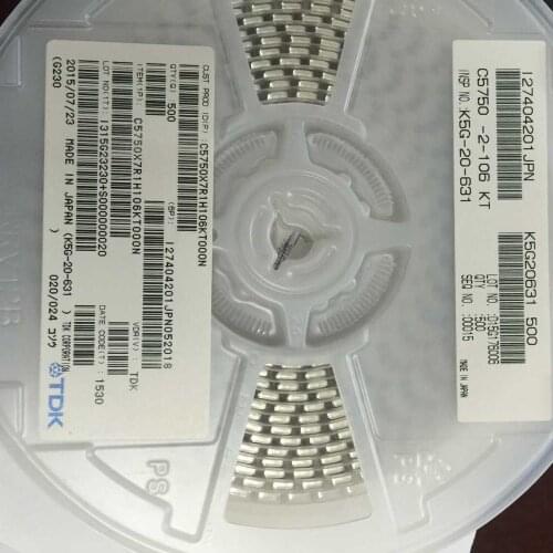 SMD ceramic capacitor C5750X7R1H106KT000N 2220 106K 50V original 500 disc 5750 10UF