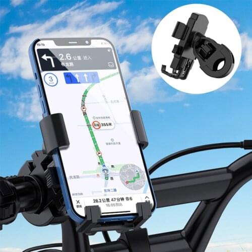 Universal Motocycle Bicycle Mobile Phone Holder for IPhone Xiaomi Huawei Cell Phone Mobile Bike Handlebar Bracket Holder