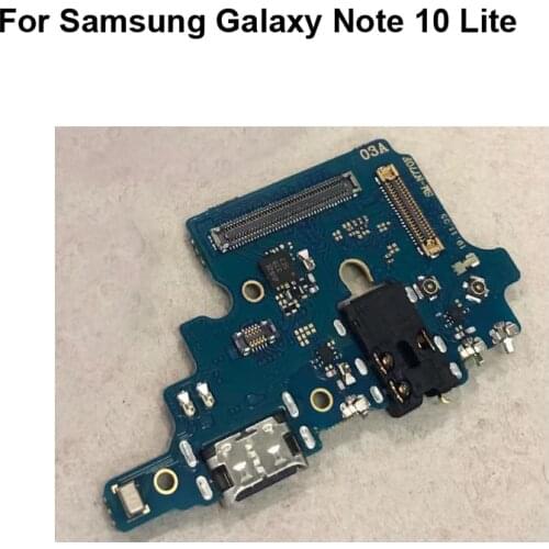 Tested Good For Samsung Galaxy Note 10 Lite USB Dock Charging Port Mic Microphone Module Board Flex Cable Parts 10Lite N770F
