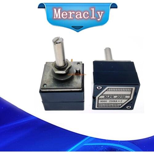 1PCS Japan ALPS RK271 10K 20K 50K 100K 250K 500K RK27112 audio amplifier amp volume Dual-unit Rotary Potentiometer ALPS27 DIP6