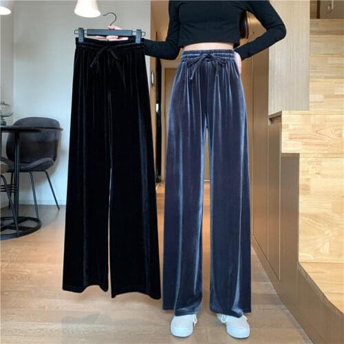 Women Pants Autumn Pants High Waist Straight Casual Pants For Women Pantalones De Mujer