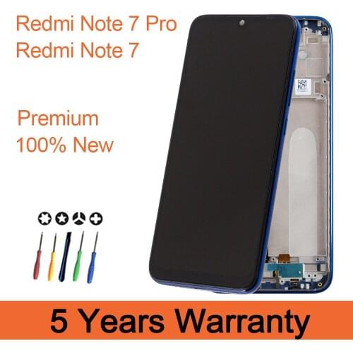 100% NEW Premium Quality for Xiaomi Redmi Note 7 LCD Display Screen Digitizer Assembly Redmi Note7 Pro M1901F7G LCD Display