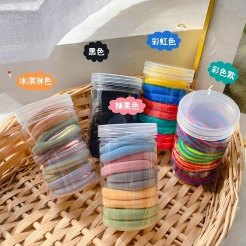 High-stretch Color Hair Loops Will Not Hurt Hair All-match Ponytail Hair Accessories for women