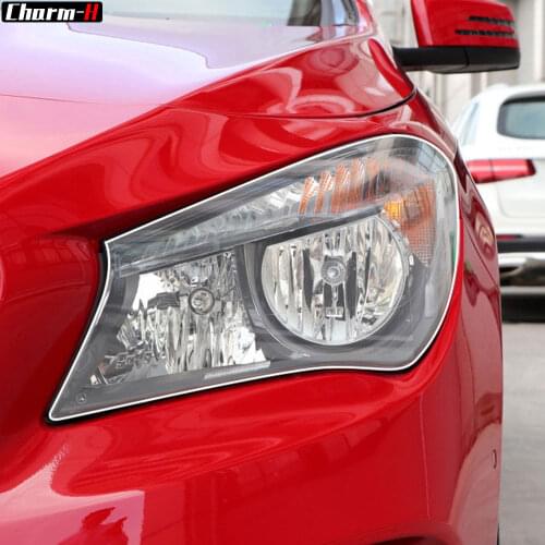 2X Car Headlight Self Healing Protective Film TPU Sticker for Mercedes Benz CLA Class C117 X117 W117 C118 X118 W118 AMG