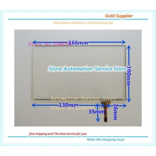 7 Inch Touch Screen 166*100 Suitable For GPS Navigation Vehicle DVD Automotive Audio Touch New Panel Screen