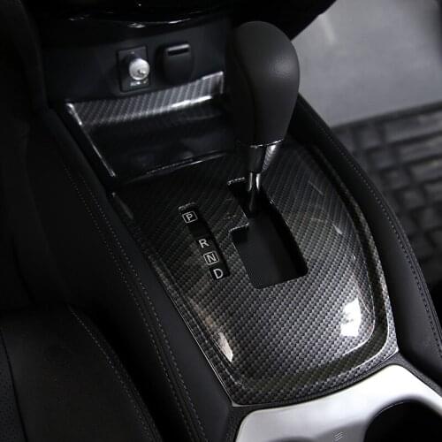 ABS Carbon Fibre For Nissan X-Trail T32 Rogue 2014 2015 2016 2017 2018 Car Accessories Gear Box Cover Center Control Shift Panel