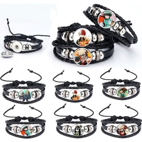 Anime My Hero Academia Cosplay Charm Hand Chain Wristband Wrist Strap Bracelet Jewelry Ornament Gift For Boys And Girls