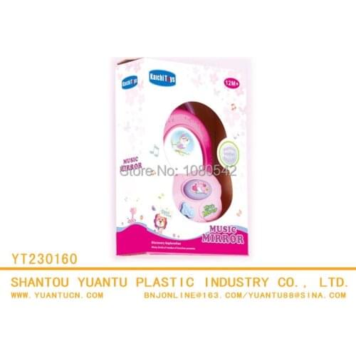 Free Shipping Funny baby toy music mirror for kid