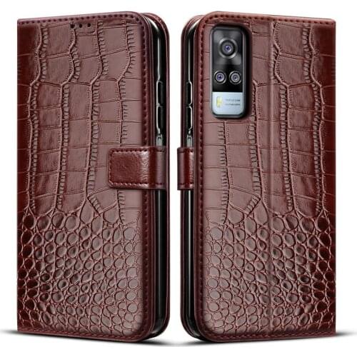 Wallet Flip Case For Vivo Y31 2021 Cover Shockproof Magnetic Leather Stand Phone Protective Bag