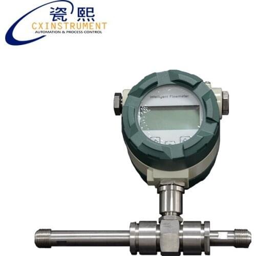 DN10 Liquid turbine flow meter LCD display with 4-20mA output flowmeter
