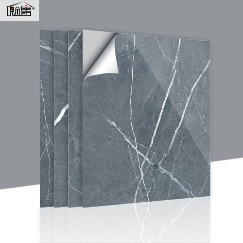European imitation marble oil-proof sticker, kitchen countertop waterproof tile sticker, living room wall decoration sticker