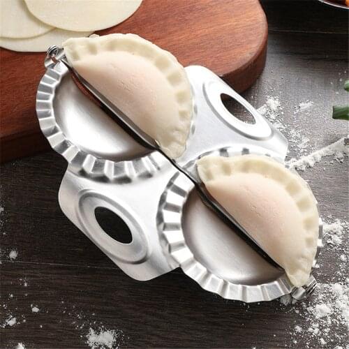 Stainless Steel Dumpling Mold Maker Dough Pie Ravioli Press Mold Cooking Pastry Mould Kitchen DIY Tool Accessories