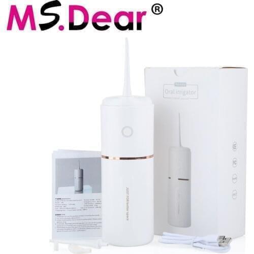 Electric Oral Irrigator Dental Water Flosser Rechargeable teeth whitening Waterproof 280ML Water Tank Jet Teeth Cleaner
