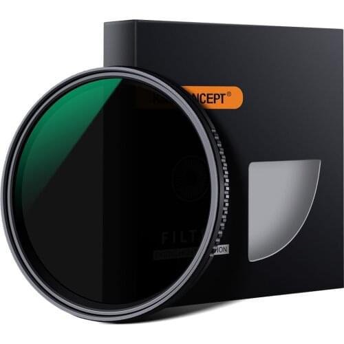 K&F Concept ND8-ND2000 ND Filter for Camera Lense Variable Neutral Density with Multi-Resistant Coating 37/40.5/55/67/72/77mm
