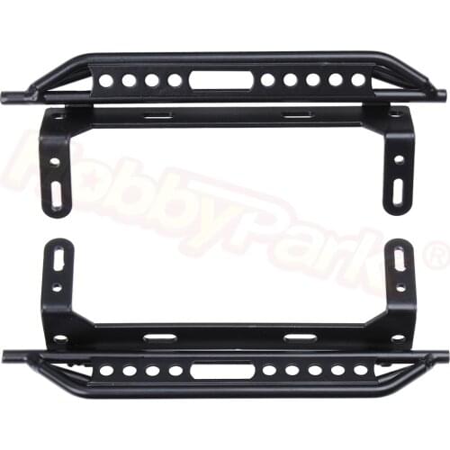 TRX4 Metal Side Pedal Step Running Boards Foot-Plate for Traxxas TRX-4 1/10 RC Crawler Body Shell Accessories