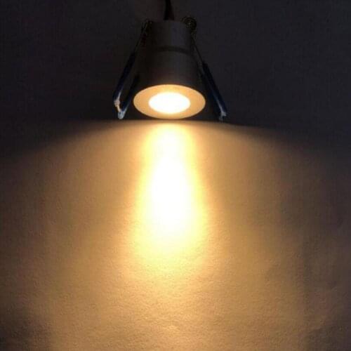 Mini Dimmable Downlight led Cabinet 5W Recessed Spot light Nature Warm white and Silver Shell