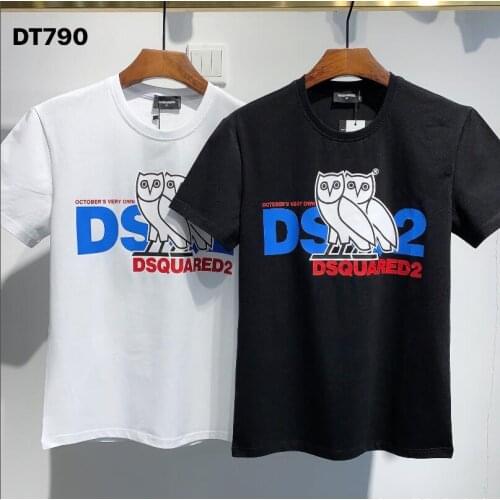 Mens DSQ2 Summer Fashion Short Sleeve T-shirt Tops Streetwear Tops DT790