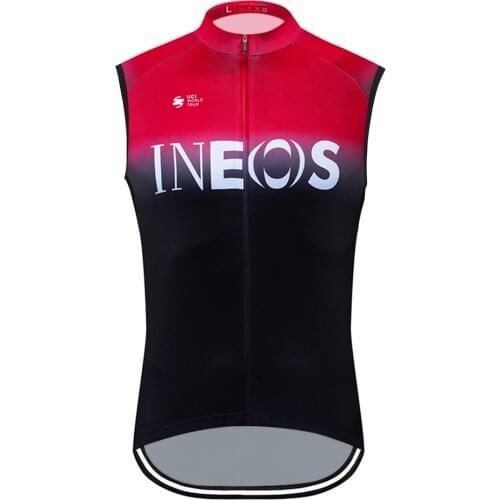 2020 New Pro Bicycle Team Sleeveless Vest Maillot Ciclismo Men Cycling Jersey Summer Breathable Cycling Clothing Tops